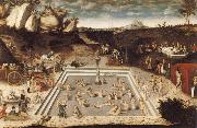 CRANACH, Lucas the Elder The Fountain of Youth china oil painting reproduction